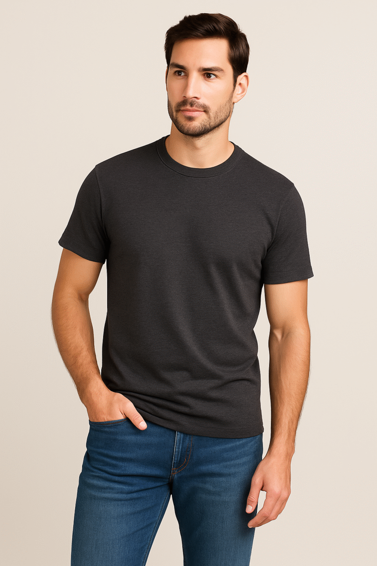 black-white-striped-casual-tshirt