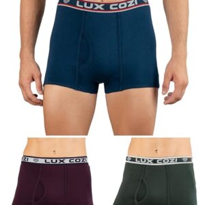 Lux Cozi Men's Cotton Modern Solid Underwear