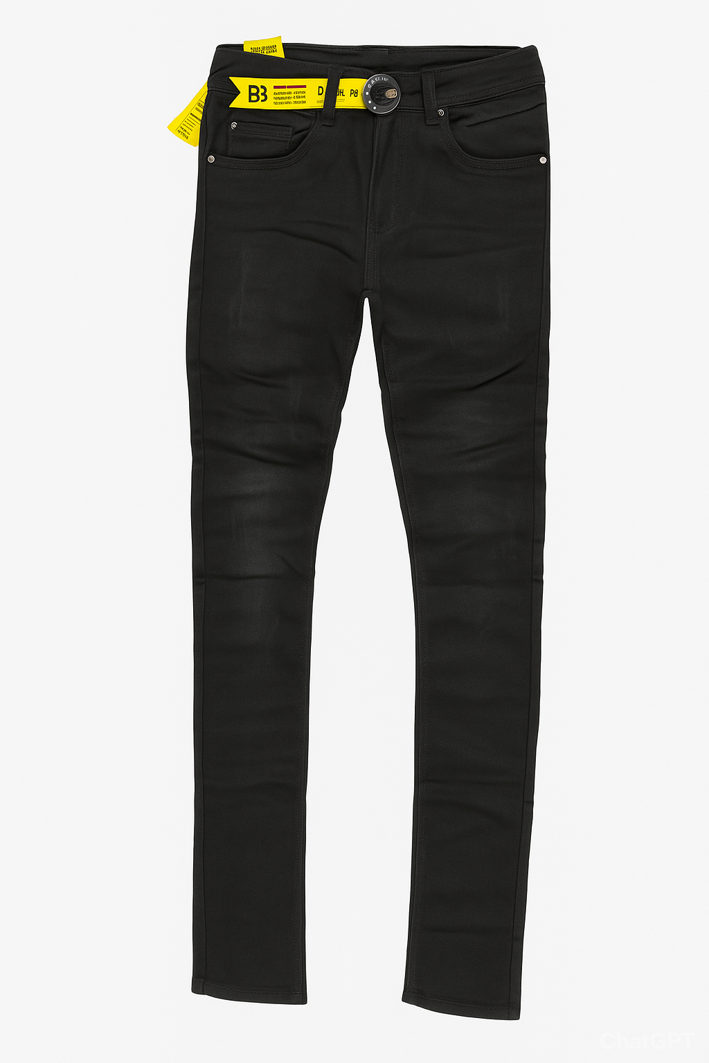 Black Ripped Frayed Cat Scratch Skinny Jeans