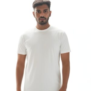 ROFYT Classic White Tshirt Reguler Fit