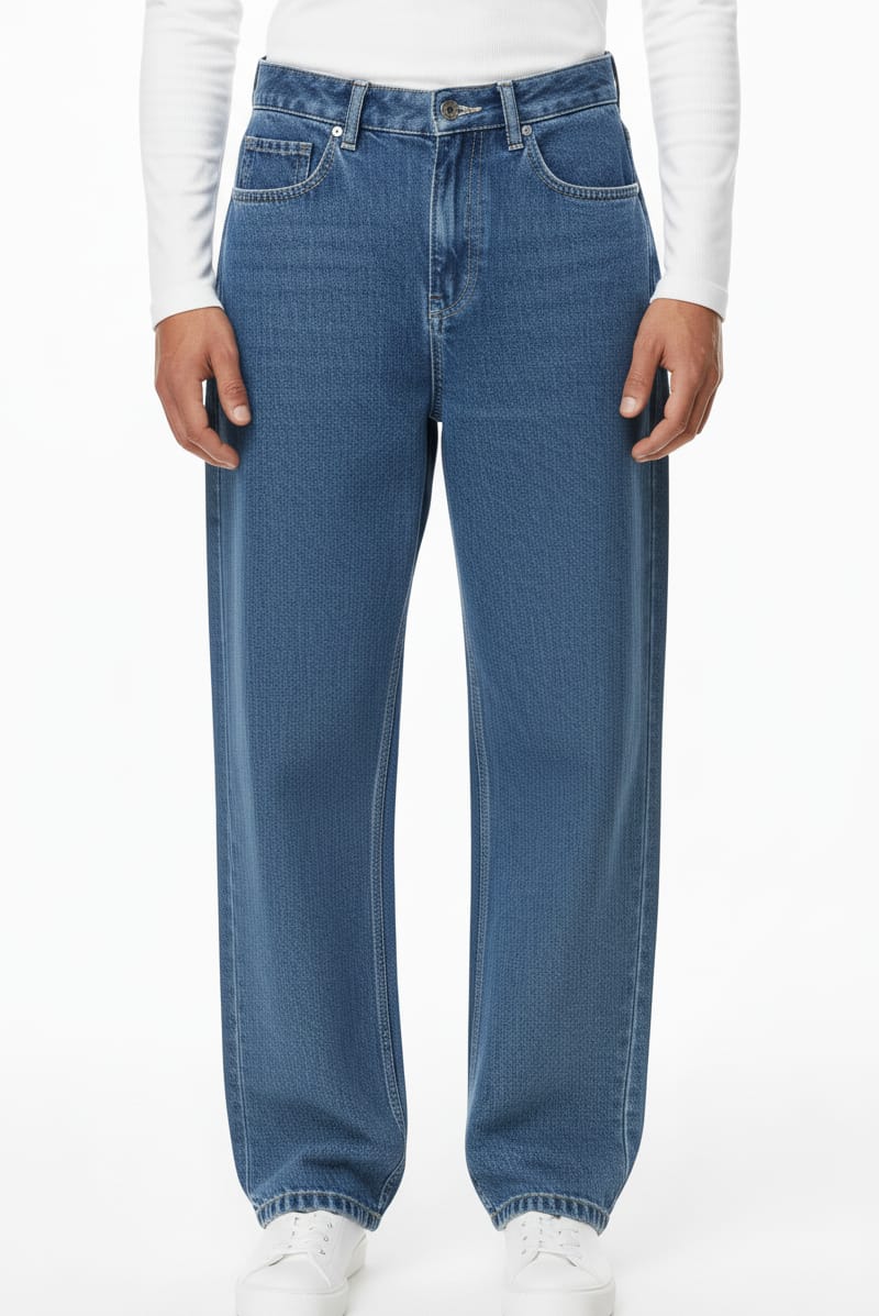 Title: Beggy Jeans - Classic Blue Denim