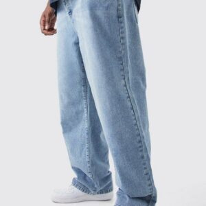 ROFYT-Men's Classic Baggy Fit Jeans